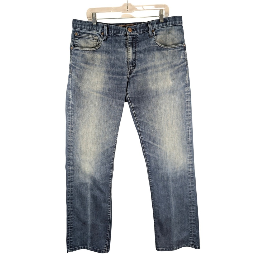 Agave Denim Gringo Jeans Mens 38x32 Blue Classic Straight Leg Altered 37 Waist‎
